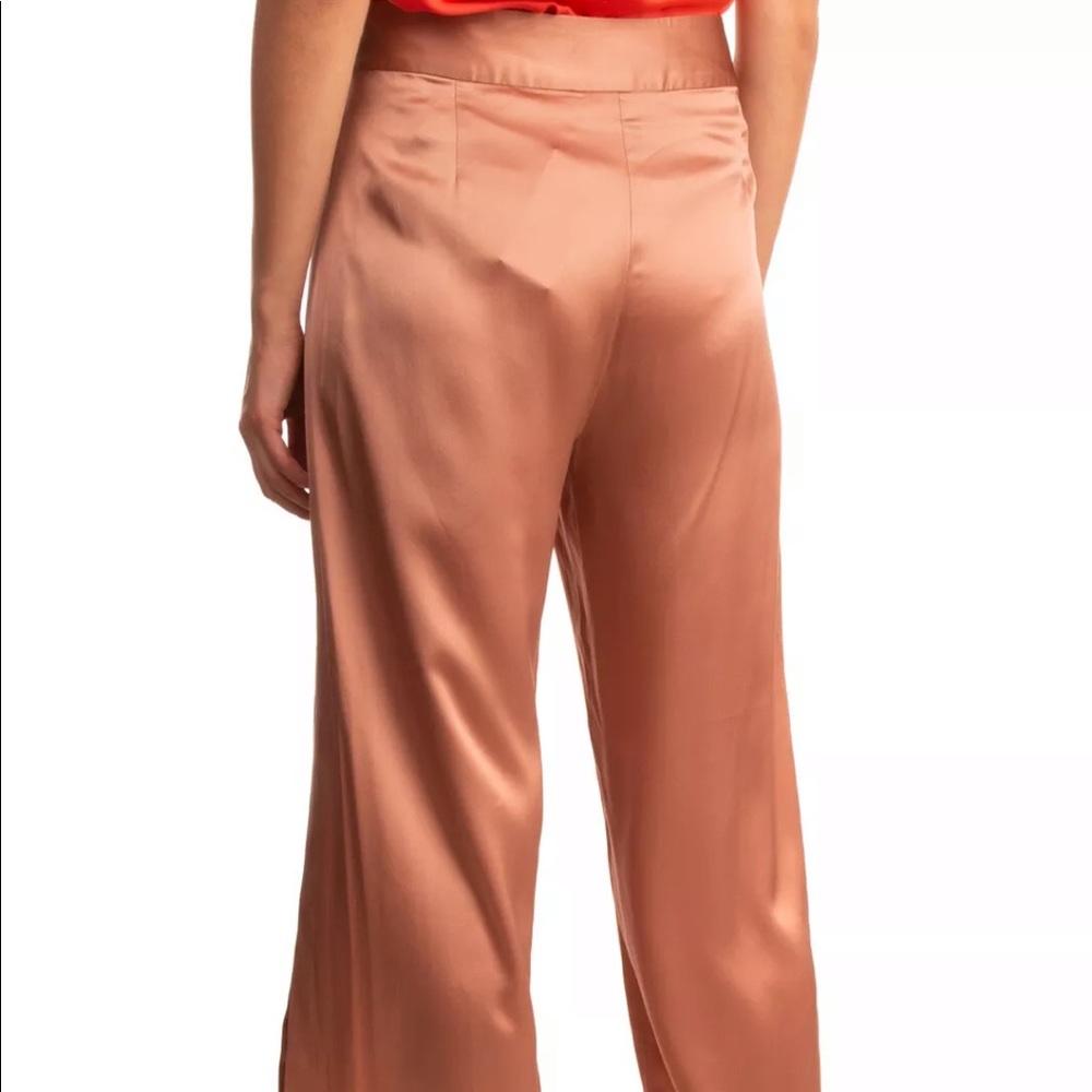 🎊final price 🎉Silk Satin High Waist Fly Slit Wid - Picture 4 of 11